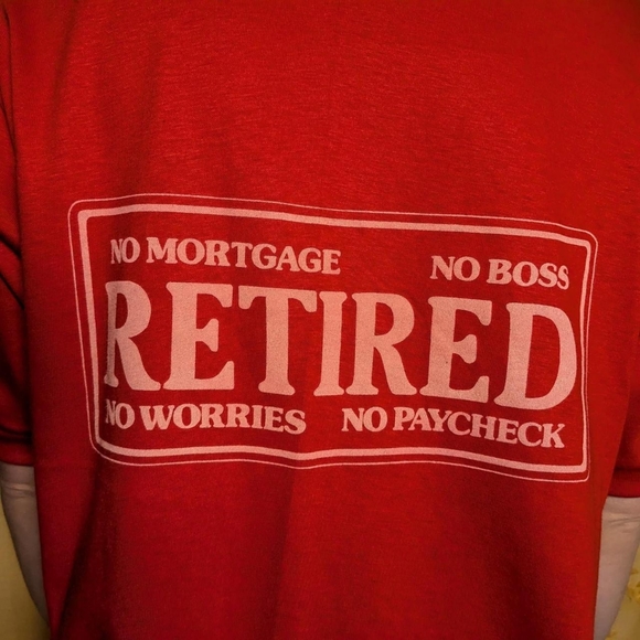 Vintage 80s RETIRED Red Polo Shirt XL - Picture 6 of 7